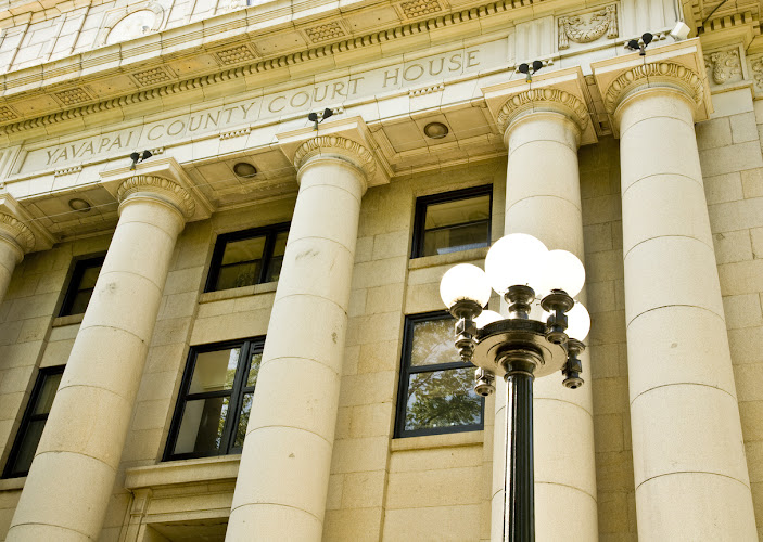 Yavapai County courthouse in Prescott Arizona.