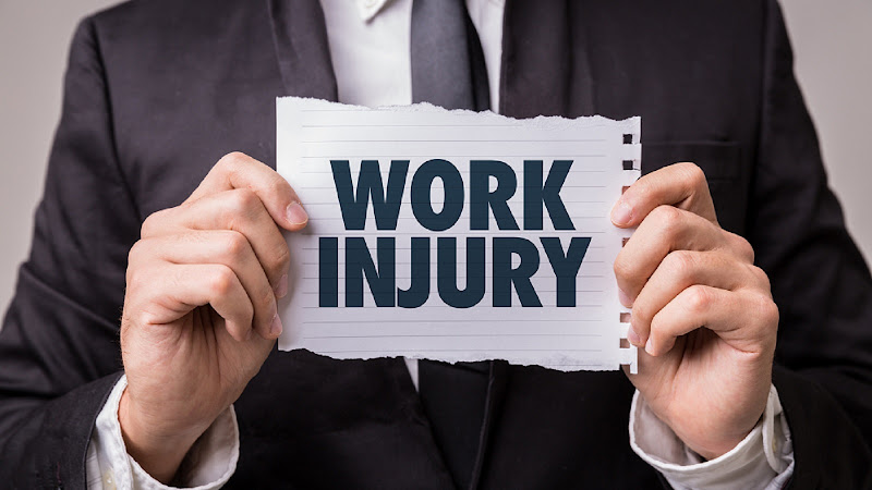 Work Injury sign
